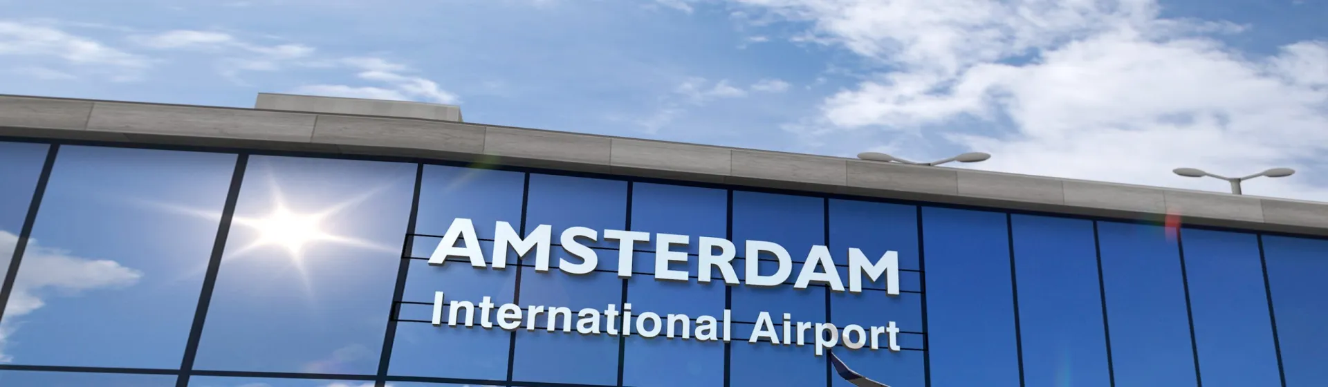 Informare pasgeri - check-in Amsterdam