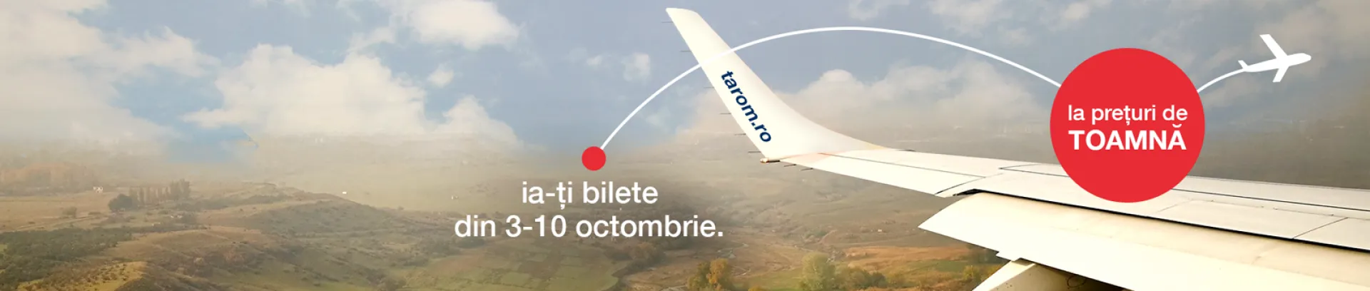 Super ofertele toamnei la TAROM
