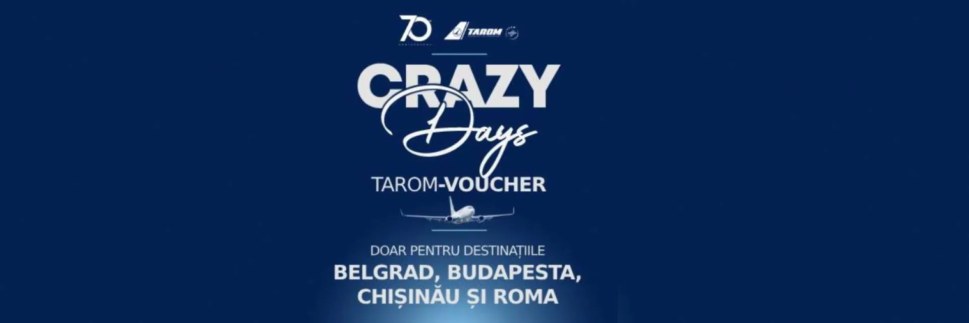 Ofertele TAROM continuă de Crazy Days pe platforma eMAG