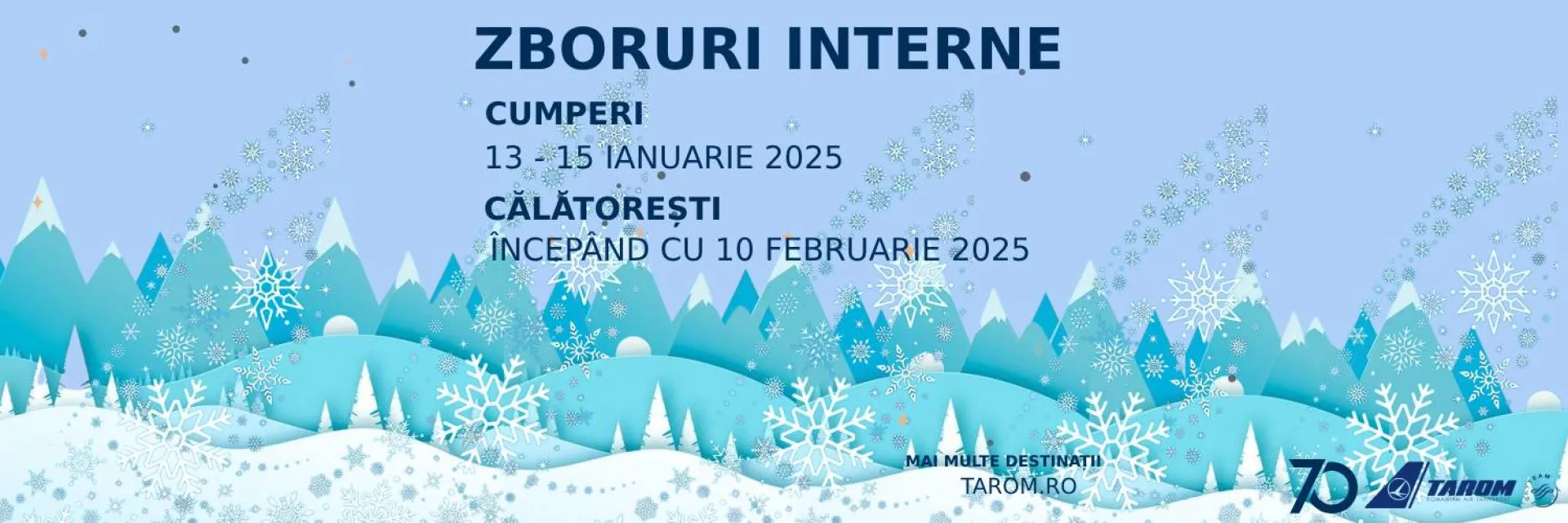 Ofertă specială - Destinații interne